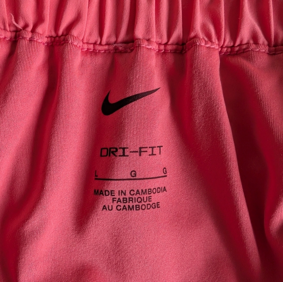 Nike One Dri-FIT Ultra High-Waisted 3" Brief-Lined Shorts Pink Size L running - Picture 5 of 11
